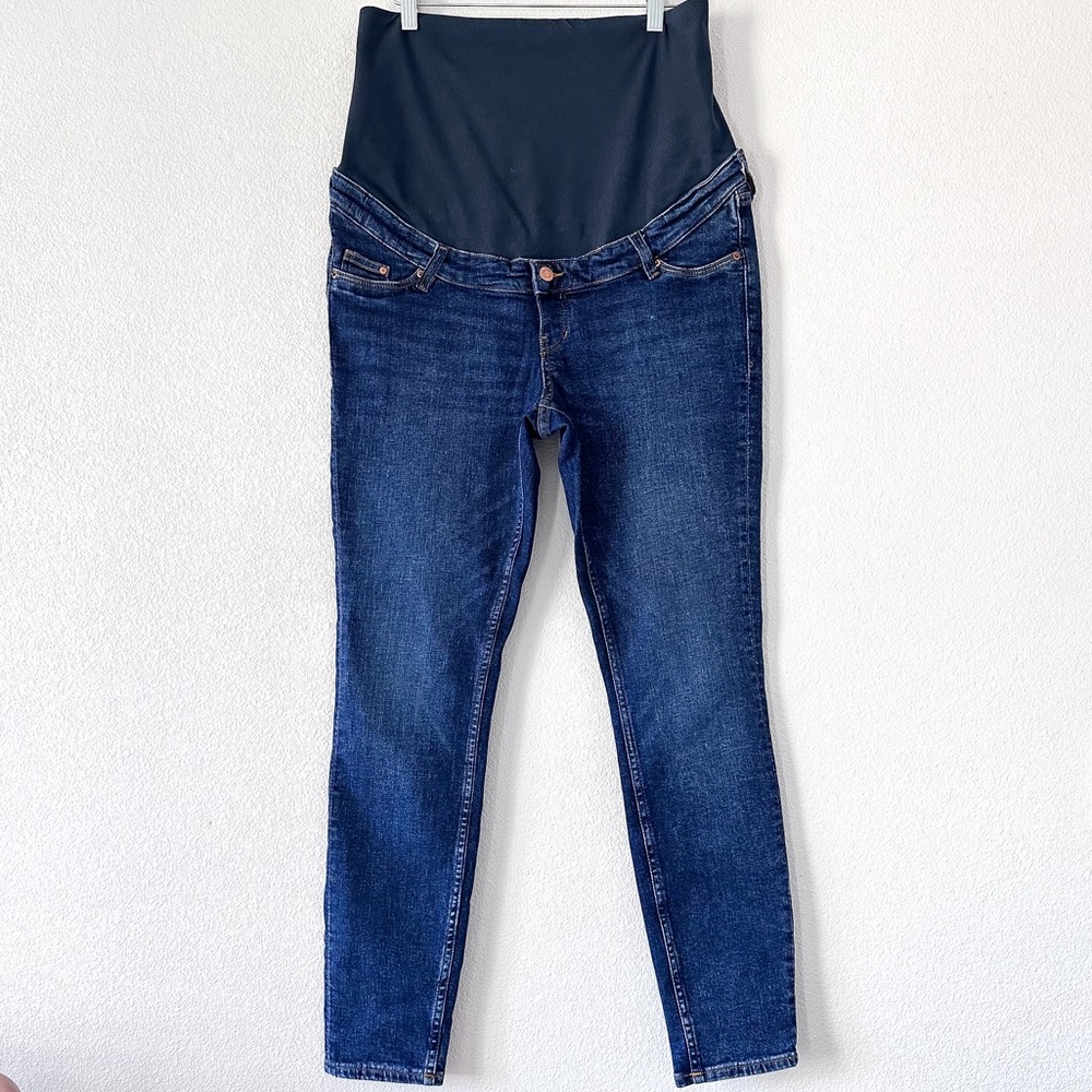 H&M - MAMA Skinny Jeans (Dark Denim Blue)